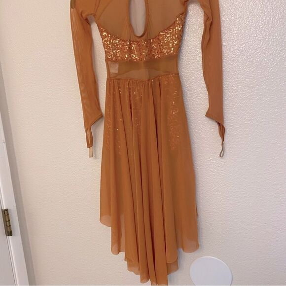 Weissman solo Dance costume orange sequin lyrical Island
10376 SC-Small child 6 - Picture 4 of 12